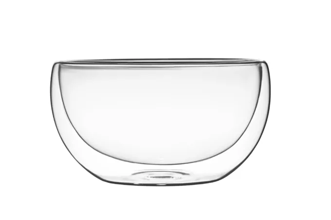 ARDESTO Double wall borosilicate bowl Ardesto, 14.5cm, transparent