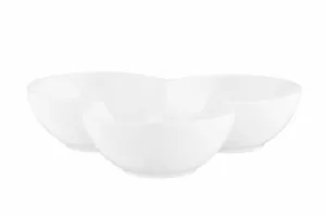 ARDESTO Three-bowl, 17.7сm , new bone china