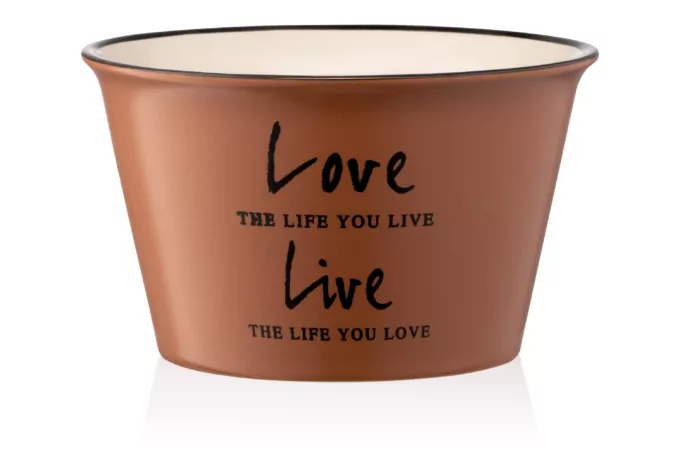 ARDESTO Bowl Way of life, 550ml, ceramics, brown