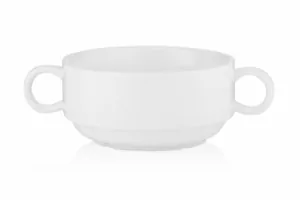 ARDESTO Stackable bowl Imola, 10.4cm, 250ml, porcelain, white