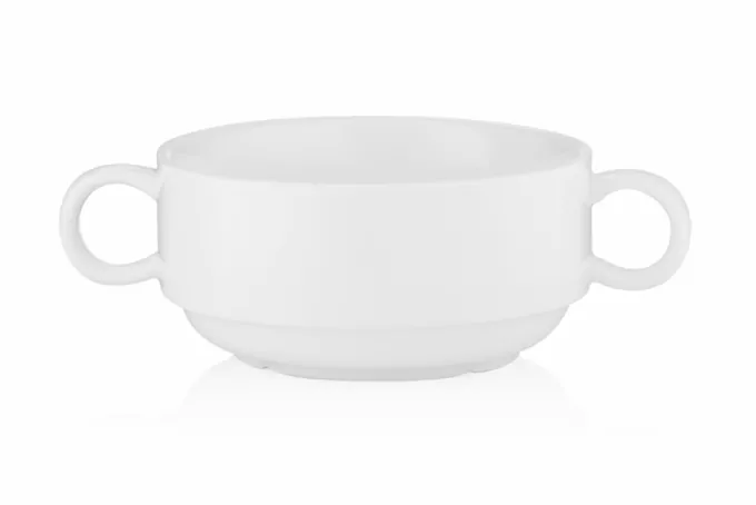 ARDESTO Stackable bowl Imola, 10.4cm, 250ml, porcelain, white