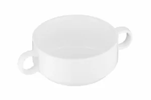 ARDESTO Stackable bowl Imola, 10.4cm, 250ml, porcelain, white