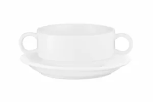 ARDESTO Stackable bowl Imola, 10.4cm, 250ml, porcelain, white