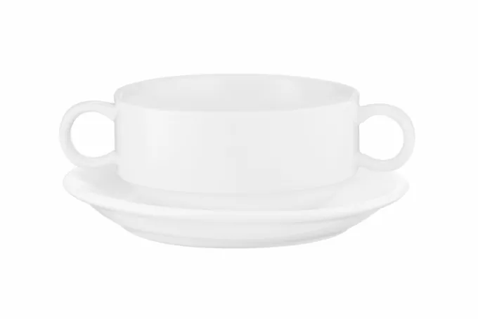 ARDESTO Stackable bowl Imola, 10.4cm, 250ml, porcelain, white