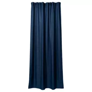 ARDESTO Curtain 150х270cm, linen look, 100% polyester, dark blue
