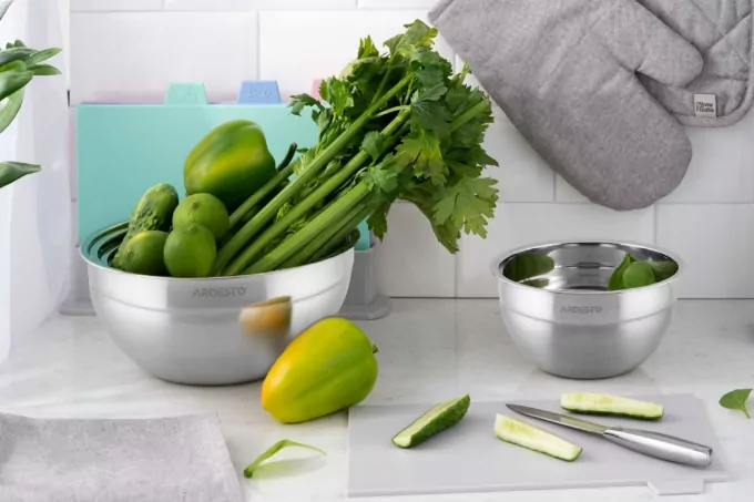 ARDESTO Bowl Gemini, 24cm, 3.2l, stainless steel