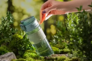 ARDESTO Пляшка для води Active, 600мл, пластик, зелений