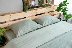 ARDESTO КПБ 1.5сп Gloria, підковдра 160х220см, простирадло 160х220см, наволочки (2) 50х70см, 100% бавовна, сатин, клітинка зелений
