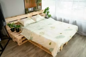 ARDESTO КПБ 1.5сп Gloria, підковдра 160х220см, простирадло 160х220см, наволочки (2) 50х70см, 100% бавовна, сатин, листя зелений