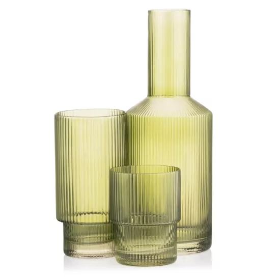 ARDESTO Low glasses set, 200ml, 2pcs, glass, green