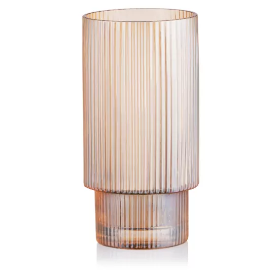 ARDESTO Long glasses set, 380ml, 2pcs, glass, golden