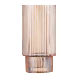 ARDESTO Long glasses set, 380ml, 2pcs, glass, golden