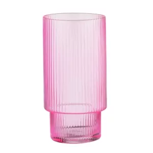 ARDESTO Long glasses set, 380ml, 2pcs, glass, pink