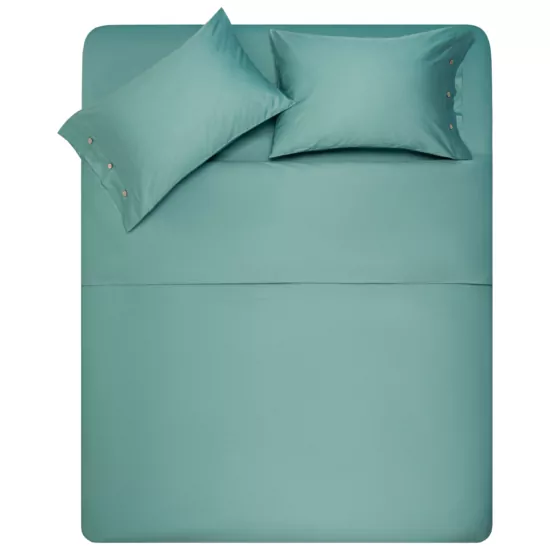ARDESTO КПБ 1.5сп Mix&Match, підковдра 160х220см, простирадло 180×240см, наволочки (2) 50х70см, 100% бавовна, сатин, зелений