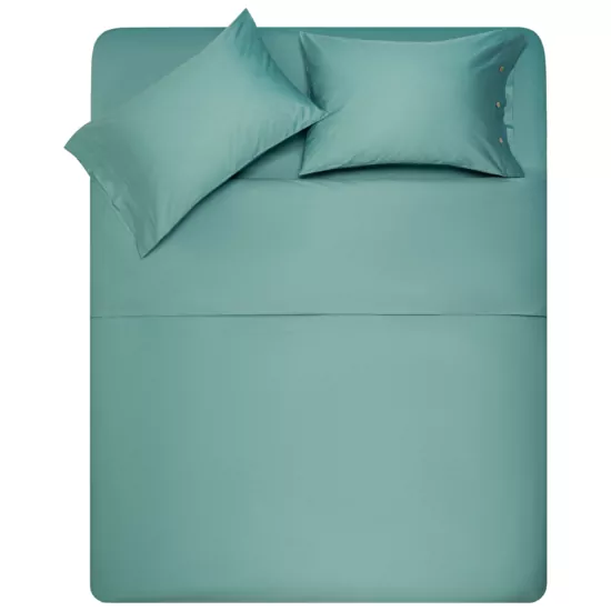 ARDESTO КПБ 1.5сп Mix&Match, підковдра 160х220см, простирадло 180×240см, наволочки (2) 50х70см, 100% бавовна, сатин, зелений
