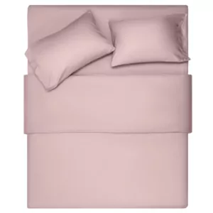 ARDESTO КПБ 1.5сп Mix&Match, підковдра 160х220см, простирадло 180х240см, наволочки (2) 50х70см, 100% бавовна, сатин, рожевий світлий