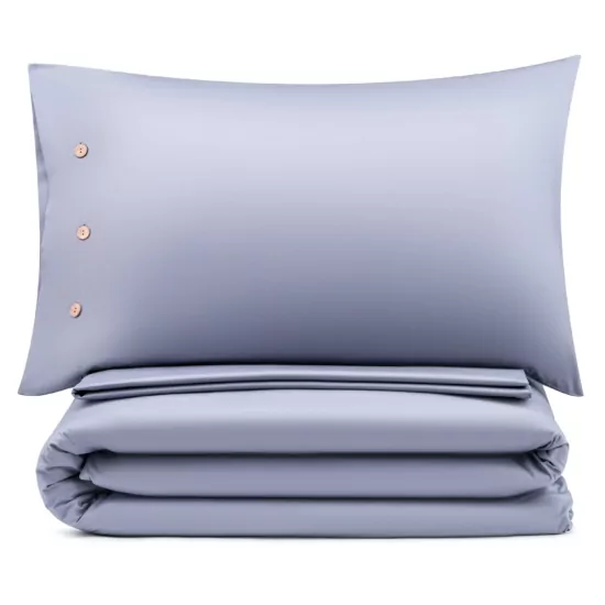 ARDESTO КПБ 1.5сп Mix&Match, пододеяльник 160х220см, простынь 180х240см, наволочки (2) 50х70см, 100% хлопок, сатин, серый светлый