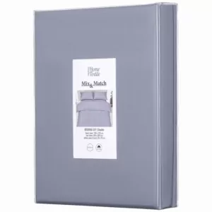 ARDESTO КПБ 2.0сп Mix&Match, пододеяльник 200х220см, простынь 240х260см, наволочки (2) 50х70см, 100% хлопок, сатин, серый светлый