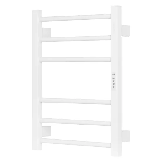 ARDESTO Рушникосушка електрична Square-TR K, 570х430х80мм, таймер-регулятор, сталь, білий матовий