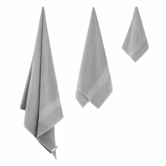 ARDESTO Terry towel Essence 70х140cm, 100% cotton, grey