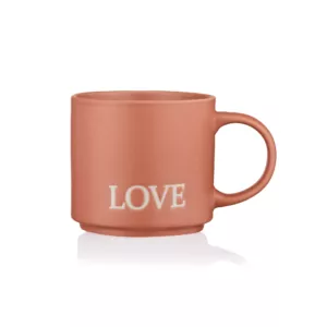 ARDESTO Чашка Love, 420мл, кераміка, помаранчевий