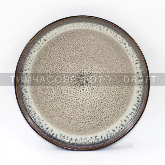 ARDESTO Dessert plate Bolzano, 20.3cm, ceramic, black-brown