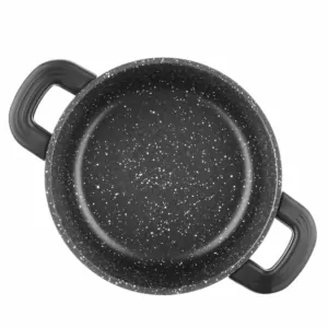 ARDESTO Кастрюля со стеклянной крышкой Gemini Anzio, 1.2л, алюминий, черный
