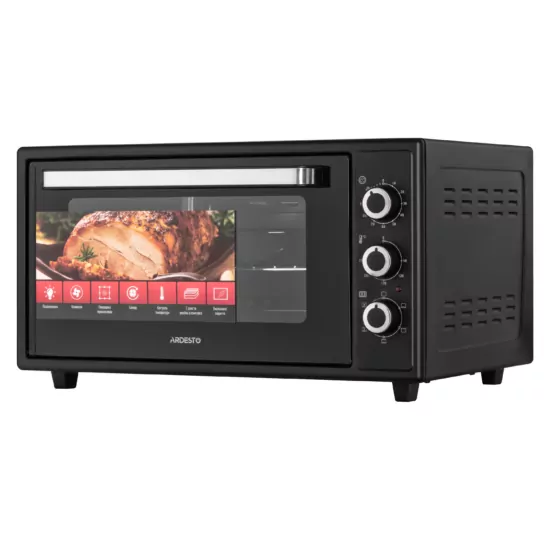 ARDESTO Electric oven, 48L, 1600W, mech., convection, black