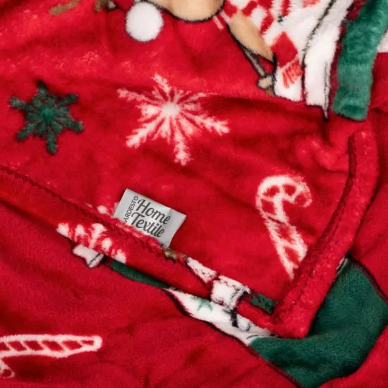 ARDESTO Плед Flannel 160х200см, 100% полиэстер, веселые олени