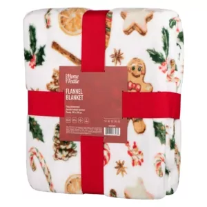ARDESTO Плед Flannel 160х200см, 100% полиэстер, имбирные пряники