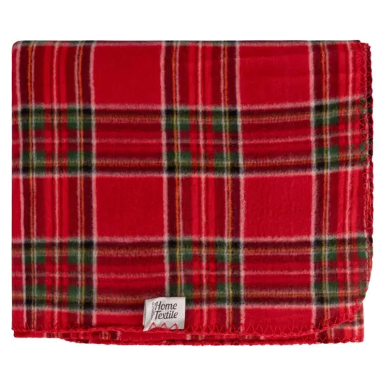 ARDESTO Fleece blanket 130x160cm, 100% polyester, classic tartan