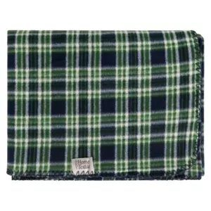 ARDESTO Плед Fleece 130×160см, 100% полиэстер, клетка, зеленый