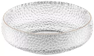 ARDESTO Bowl Dew, 15.4cm, glass, transparent