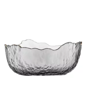 ARDESTO Bowl Bell, 16.5cm, glass, gray