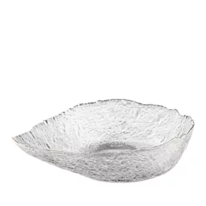 ARDESTO Bowl Leaf, 21.5cm, glass, transparent
