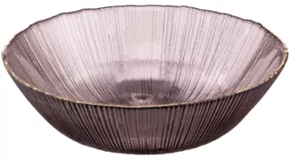 ARDESTO Bowl Mallow, 16.8cm, скло, pink