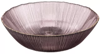 ARDESTO Bowl Mallow, 20cm, скло, pink