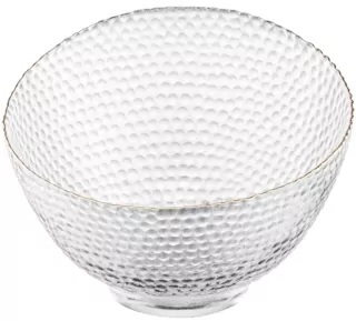 ARDESTO Bowl Commelina, 18cm, glass, transparent