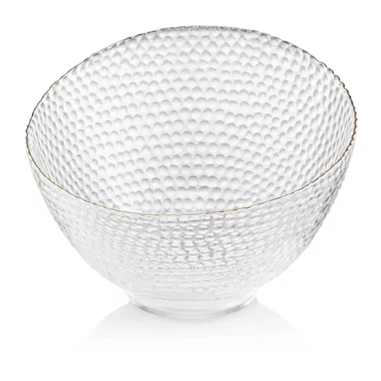 ARDESTO Bowl Commelina, 18cm, glass, transparent