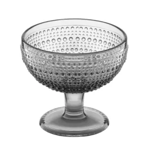 ARDESTO Dessert glasses Verbena, 12cm, glass, gray