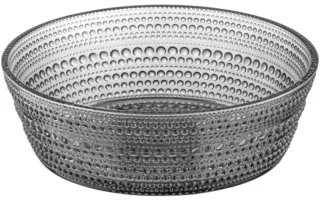 ARDESTO Bowl Verbena, 18cm, glass, gray