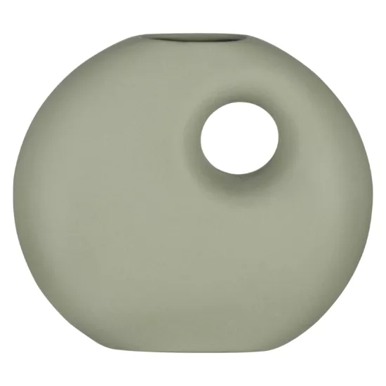 ARDESTO Vase Capri, 14х12cm, porcelain, green