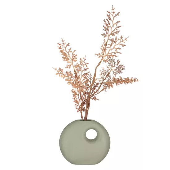 ARDESTO Vase Capri, 14х12cm, porcelain, green