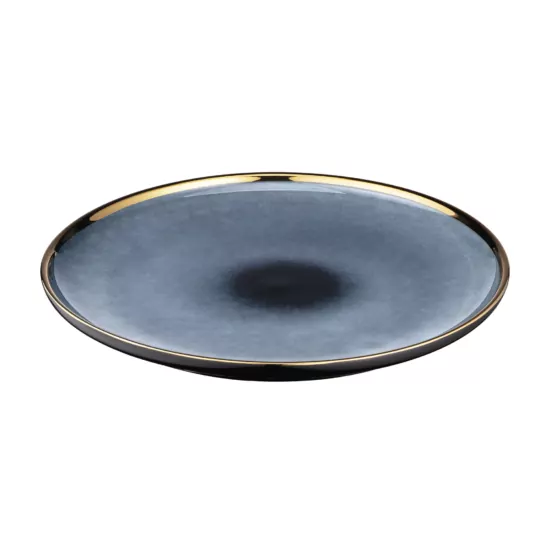 ARDESTO Dinner plate Andria, 25.7cm, ceramics, blue-gray