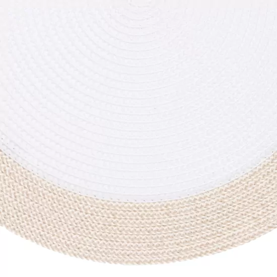 ARDESTO Serving mat, 30х45cm, PP, oval, white-beige