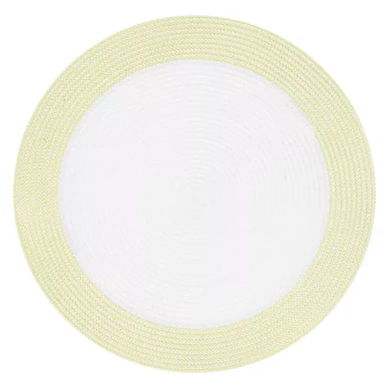 ARDESTO Serving mat, 30х45cm, PP, oval, white-green