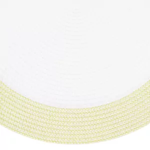 ARDESTO Serving mat, 30х45cm, PP, oval, white-green