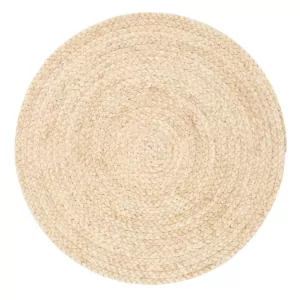 ARDESTO Serving mat, 38cm, corn fiber, round, light yellow