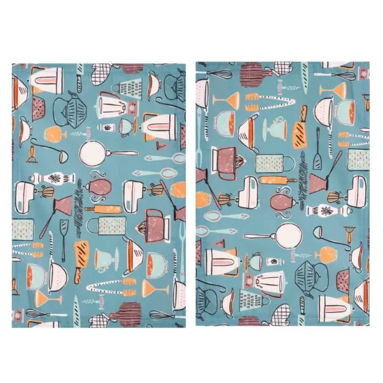 ARDESTO Serving napkin set Cookery, 30х45cm, 2pcs, 90% polyester, 10% cotton