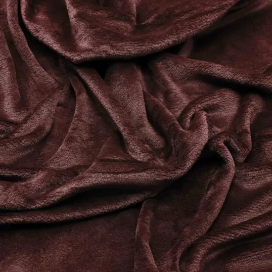 ARDESTO Плед Flannel 200х220см, 100% поліестер, бургунді